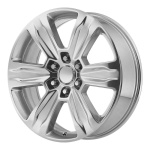 OE CREATIONS PR172 Polished 9x22 6x135 ET44 CB87.1 Kroom / Poleeritud