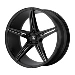 ASANTI BLACK AB22 Gloss Black Milled 9x20 5x114.3 ET17 CB72.6 Must