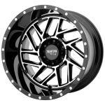 MOTO METAL MO985 Gloss Black Machined 8x16 5x114.3 ET-6 CB72.6 Must
