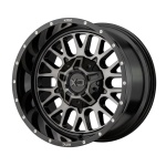 XD SERIES BY KMC WHEELS XD842 Gloss Black Gray Tint 10x20 ET-18 CB78.3 Must