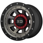 XD SERIES BY KMC WHEELS XD137 Satin Black Dark Tint 9x20 ET0 CB106.25 Must