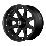 XD SERIES BY KMC WHEELS XD798 Matte Black 9x17 5x127 ET-12 CB78.3 Must