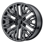OE CREATIONS PR197 Gloss Black Milled 9x20 6x139.7 ET24 CB78.1 Must
