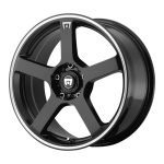 MOTEGI MR116 Gloss Black Machined Flange 7x17 ET40 CB72.6 Must