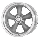 AMERICAN RACING VN215 Mag Gray Machined Lip 6x15 5x114.3 ET-6 CB83.06 Hall / Hõbedane