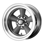 AMERICAN RACING VN309 Vintage Silver Machined Lip 8.5x15 5x114.3 ET-24 CB83.06 Hall / Hõbedane