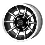 AMERICAN RACING VN47 Satin Black Machined 8.5x15 5x114.3 ET6 CB86.2 Must