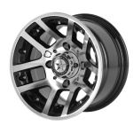 FAIRWAY ALLOYS FA121 Machined Gloss Black 7x10 4x101.6 ET-25 CB70.7 Must