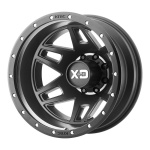 XD SERIES BY KMC WHEELS XD130 Satin Black With Reinforcing Ring 6.5x17 8x200 ET-155 CB142 Must