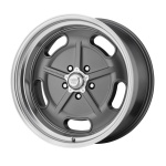 AMERICAN RACING VN511 Mag Gray Diamond Cut Lip 7x17 5x120.65 ET0 CB72.6 Hall / Hõbedane