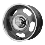 AMERICAN RACING VN506 Mag Gray Center Polished Lip 8x17 ET0 CB78.3 Hall / Hõbedane
