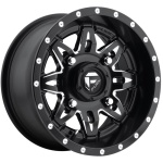 FUEL UTV FV567 GLOSS BLACK MILLED 7x15 4x137 ET13 CB110.1 Must