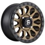 FUEL 1PC FC600 MATTE BRONZE BLACK BEAD RING 8.5x17 6x139.7 ET7 CB108 Kuldne / Pronks