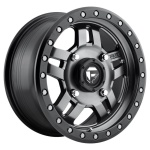 FUEL 1PC FC558 MATTE GUN METAL BLACK BEAD RING 10x15 5x114.3 ET-43 CB72.56 Hall / Hõbedane