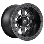 FUEL UTV FV928 MATTE BLACK 10x15 4x137 ET0 CB110.1 Must