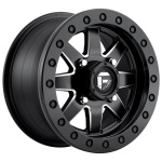 FUEL UTV FV938 MATTE BLACK MILLED 7x15 4x137 ET38 CB110.1 Must