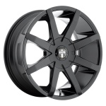 DUB 1PC DC110 GLOSS BLACK 8.5x20 ET35 CB72.56 Must