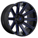 FUEL 1PC FC644 GLOSS BLACK BLUE TINTED CLEAR 9x20 ET2 CB106.1 Must