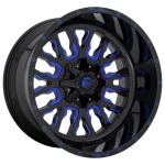 FUEL 1PC FC645 GLOSS BLACK BLUE TINTED CLEAR 9x20 ET1 CB78.1 Must