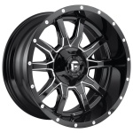FUEL 1PC FC627 GLOSS BLACK MILLED 9x20 ET1 CB110.1 Must