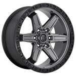 FUEL 1PC FC698 MATTE GUN METAL BLACK BEAD RING 9x17 6x139.7 ET1 CB106.1 Hall / Hõbedane