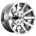 FUEL 1PC FC614 CHROME PLATED 10x20 8x170 ET-18 CB125.1 Kroom / Poleeritud