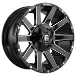 FUEL 1PC FC615 GLOSS BLACK MILLED 9x20 ET2 CB106.1 Must