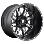 FUEL 1PC FC513 MATTE BLACK MILLED 6.5x17 8x165.1 ET129 CB125.1 Must