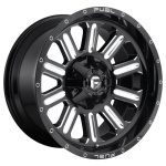 FUEL 1PC FC620 GLOSS BLACK MILLED 9x18 8x165.1 ET20 CB125.1 Must