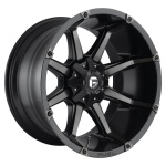 FUEL 1PC FC556 MATTE BLACK DOUBLE DARK TINT 9x20 8x170 ET1 CB125.1 Must