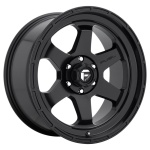 FUEL 1PC FC664 MATTE BLACK 10x17 5x127 ET-18 CB71.5 Must