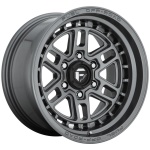 FUEL 1PC FC668 MATTE GUN METAL 9x17 6x139.7 ET-12 CB106.1 Hall / Hõbedane