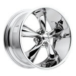 FOOSE 1PC OC105 CHROME PLATED 8x17 5x114.3 ET1 CB72.56 Kroom / Poleeritud