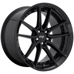 NICHE 1PC NC223 GLOSS BLACK 8x18 5x112 ET42 CB66.5 Must