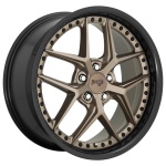 NICHE 1PC NC227 MATTE BRONZE BLACK BEAD RING 10.5x20 5x115 ET20 CB71.8 Kuldne / Pronks