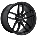 NICHE 1PC NC203 MATTE BLACK 8x17 5x108 ET40 CB72.56 Must