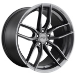NICHE 1PC NC204 MATTE ANTHRACITE 10.5x22 5x127 ET40 CB71.5 Hall / Hõbedane