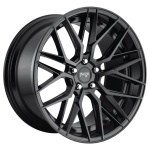 NICHE 1PC NC190 MATTE BLACK 9x20 5x120 ET35 CB74.1 Must