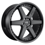 NICHE 1PC NC192 GLOSS BLACK MATTE BLACK 8.5x18 5x108 ET40 CB72.56 Must