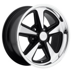 US MAG 1PC UC109 MATTE BLACK MACHINED 9x17 5x120.65 ET8 CB72.56 Must