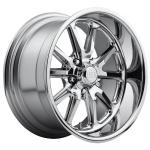 US MAG 1PC UC110 CHROME PLATED 9.5x20 5x120.65 ET1 CB72.56 Kroom / Poleeritud
