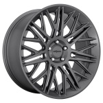 ROTIFORM 1PC RC163 MATTE ANTHRACITE 10x22 5x130 ET25 CB84.1 Hall / Hõbedane