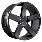 DUB 1PC DC216 GLOSS BLACK 10x24 5x127 ET11 CB78.1 Must