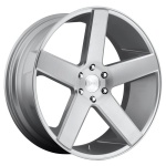 DUB 1PC DC218 GLOSS SILVER BRUSHED 10x26 6x139.7 ET20 CB106.1 Hall / Hõbedane