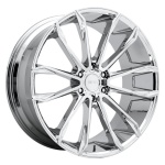 DUB 1PC DC251 CHROME PLATED 10x24 6x139.7 ET30 CB106.1 Kroom / Poleeritud