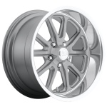 US MAG 1PC UC111 MATTE GUN METAL MACHINED 11x22 5x127 ET18 CB78.1 Hall / Hõbedane