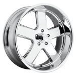 US MAG 1PC UC116 CHROME PLATED 8x20 5x127 ET1 CB78.1 Kroom / Poleeritud