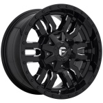 FUEL 1PC FC595 GLOSS BLACK MILLED 10x22 ET10 CB106.1 Must