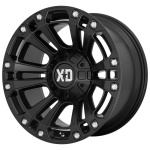 XD SERIES BY KMC WHEELS XD851 Satin Black 10x20 ET-18 CB78.3 Must