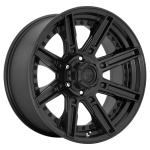 FUEL 1PC FC709 MATTE BLACK 10x20 6x139.7 ET-18 CB106.1 Must